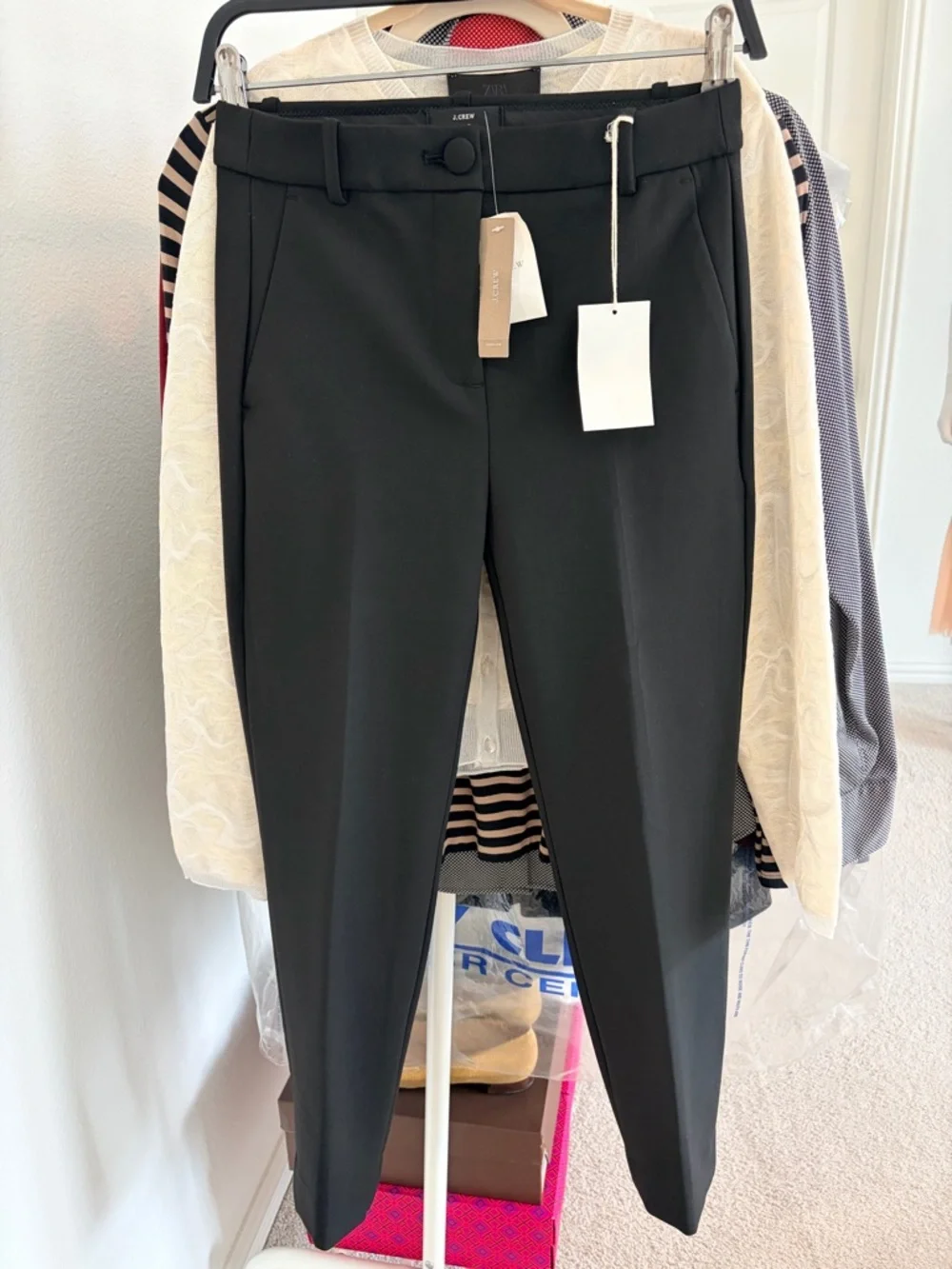 NWT J. Crew High Rise Cameron Four Way Stretch Pants Size 0